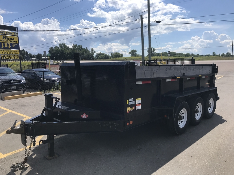 2022 Miska 10 Ton Contractor Dump Trailer